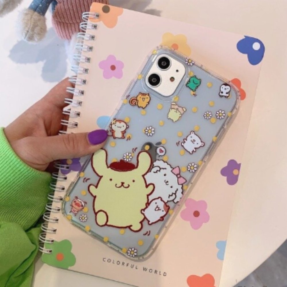 Pompompurin Purin dog Silicone iPhone Case